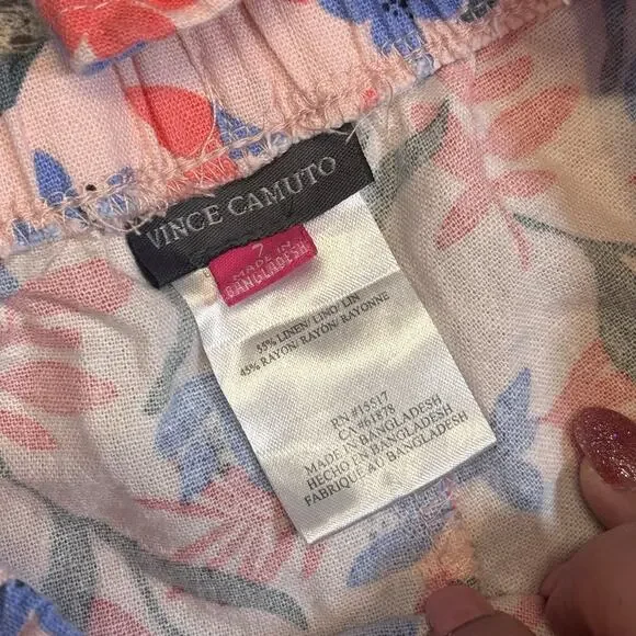 Vince Camuto Floral 2pc set Girls Size 7 - Picture 7 of 7